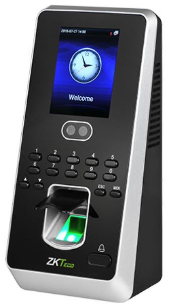 ZKTeco MultiBio 800-H [EM] - Терминал с функцией распознавания лиц. Память: лиц 1 500, отпечатков 4 000, карт 10 000, событий 100 000. 2.8" TFT дисплей. TCP/IP, USB, RS485, Wiegand. Считыватель карт EM-Marin и отпечатков пальцев. ПО ZKAccess3.5