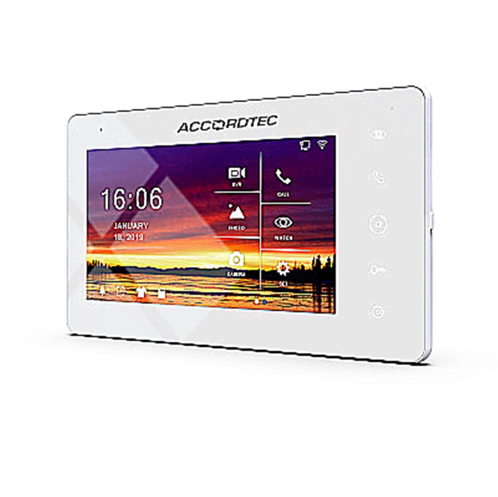AT-VD 710W K EXEL - Видеодомофон 7" с емкостным сенсорным экраном.