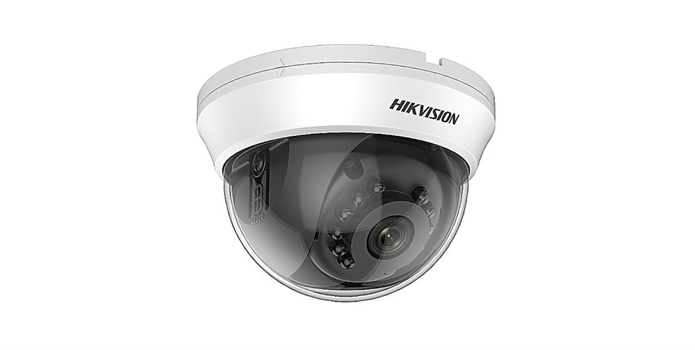 DS-2CE56D0T-IRMMF(C)(6mm) - 2Мп внутренняя купольная  HD-TVI камера с ИК-подсветкой до 20м