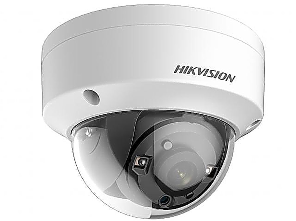 Камера DS-2CE56D8T-VPITE (3.6mm). 2Мп уличная купольная HD-TVI камера с EXIR-подсветкой до 20м