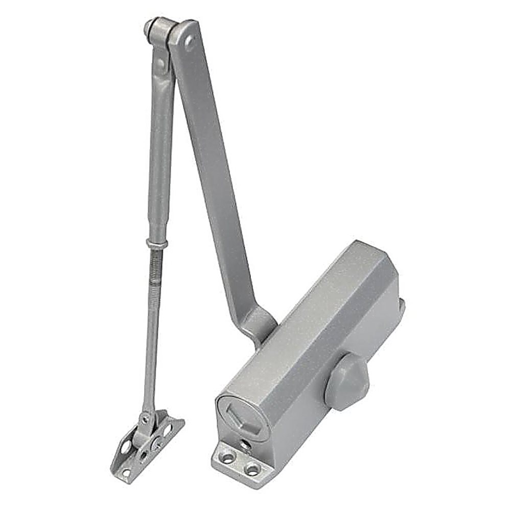 ST-DC236BC-SL - Доводчик двери Smartec c тягой EN 3-6, 40 - 120 кг, 1400 мм, 2-х скор., тормоз открывания, SL – алюм.