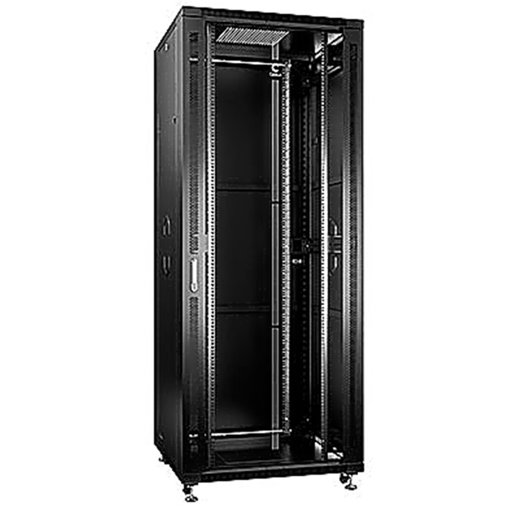Cabeus ND-05C-42U80/100-BK - Шкаф монтажный телекоммуникационный 19" напольный для распределительного и серверного оборудования 42U 800x1000x2055mm (ШхГ