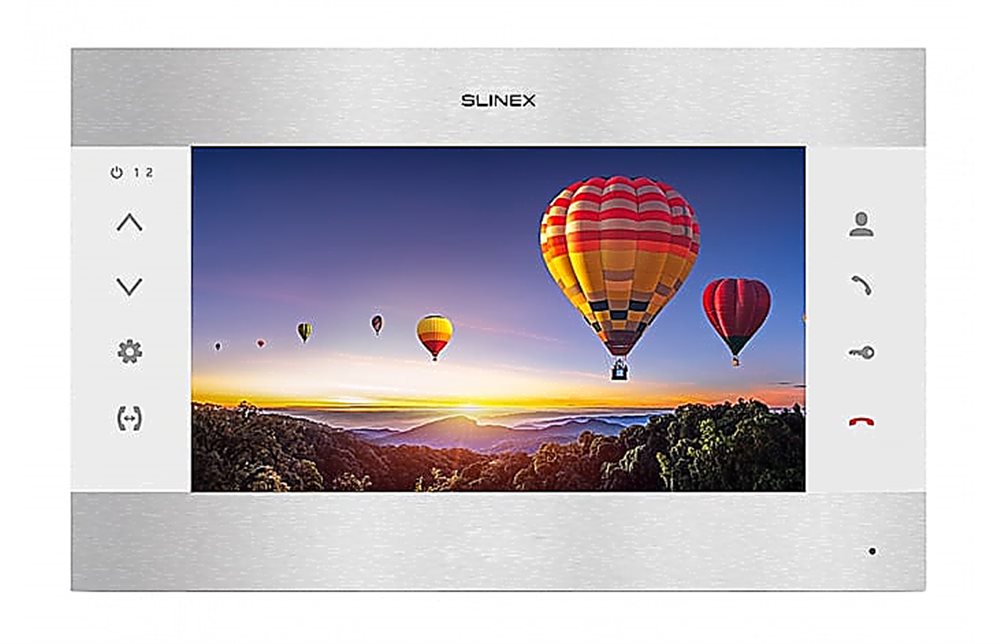 SL-10MHD Silver+White - Домофон с эксклюзивным дизайном и программной детекцией движения