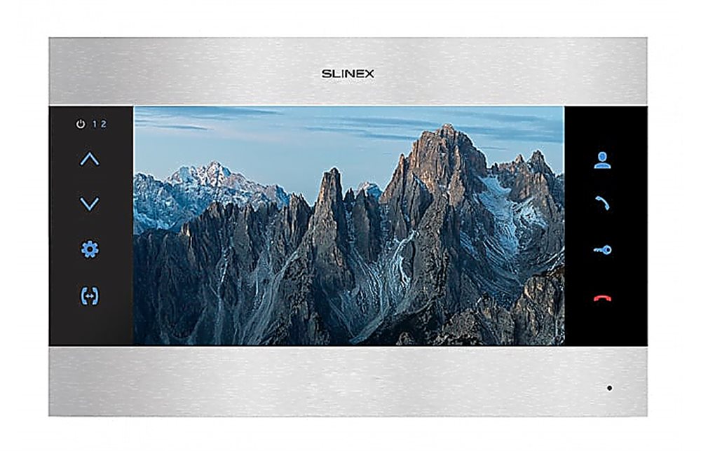 SL-10MHD Silver+Black - Домофон с эксклюзивным дизайном и программной детекцией движения