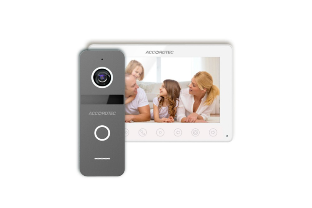 AT-home7 Комплект домофонии WH-GR