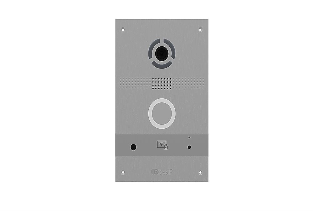 BAS-IP AV-08FB SILVER - Индивидуальная IP вызывная панель с разпознаванием лиц