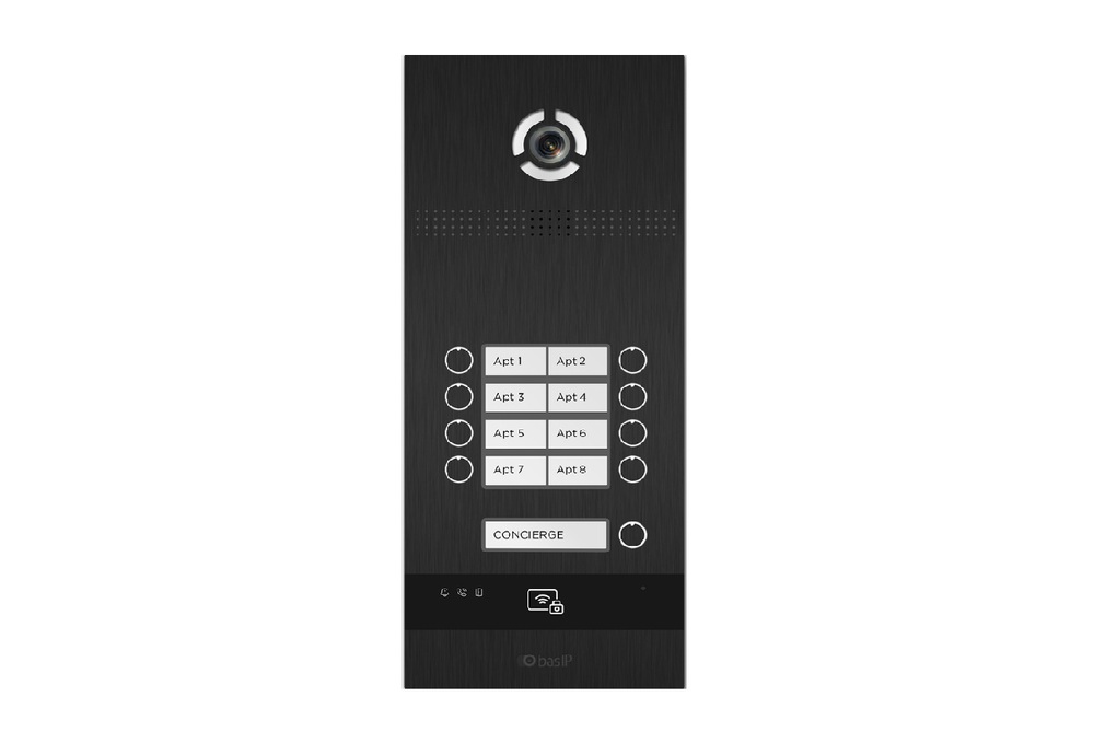 BAS-IP BI-04FBI BLACK - Вызывная панель на 4 абонента