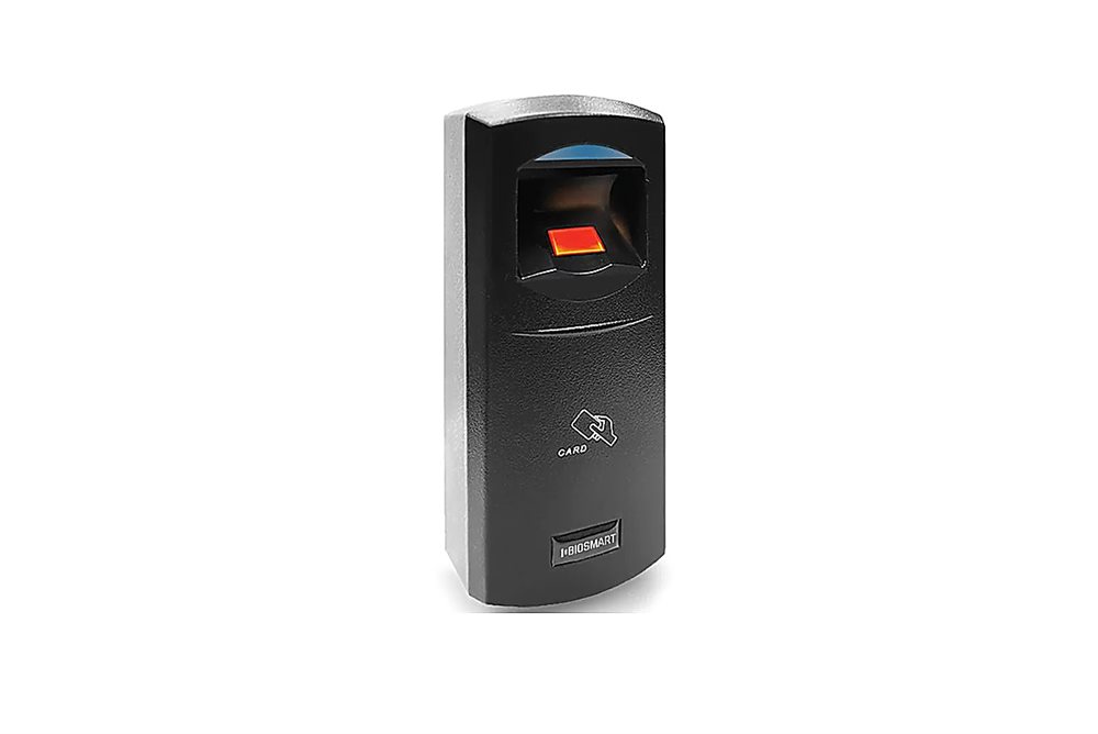 BioSmart 4-О-MFR (Emarine, Mifare, NFC) - Контроллер с оптическим сканером отпечатка пальца и считывателем RFID-карт для СКУД и систем учета рабочего времени