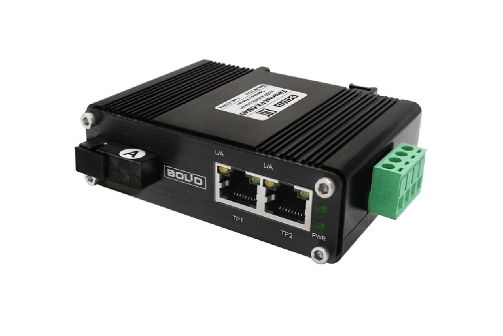 Болид Ethernet-FX-SM40SA - Преобразователь Ethernet 10/100 Мбит/с в оптику