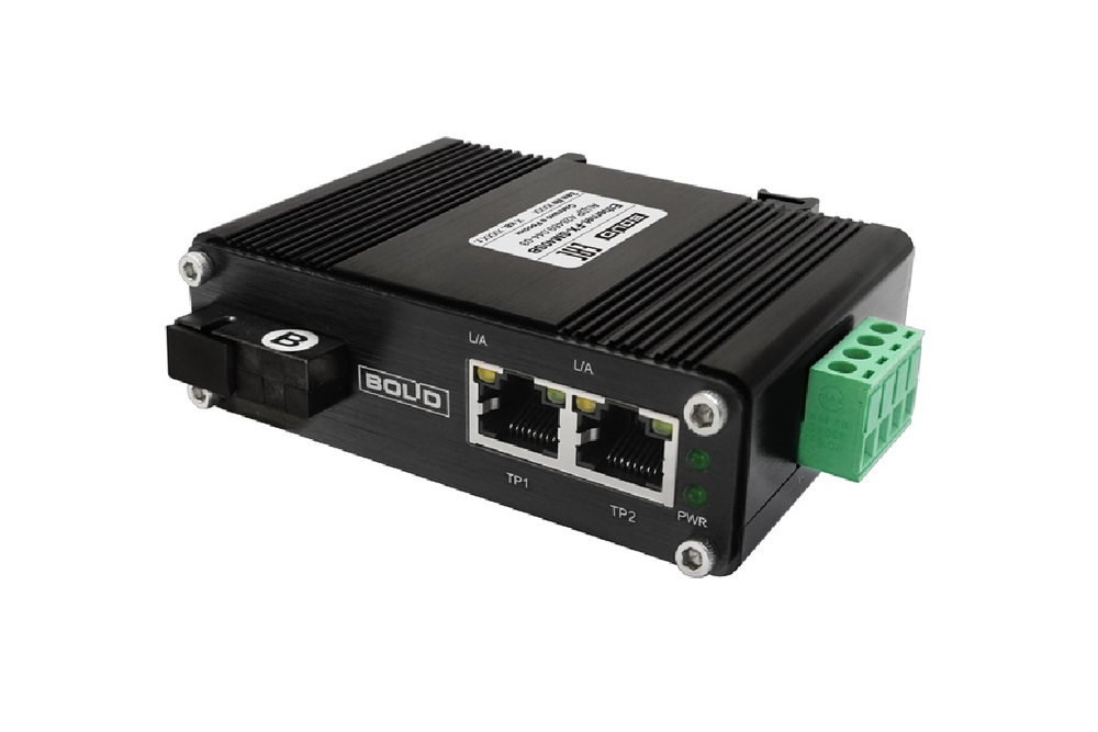 Болид Ethernet-FX-SM40SB - реобразователь Ethernet 10/100 Мбит/с в оптику