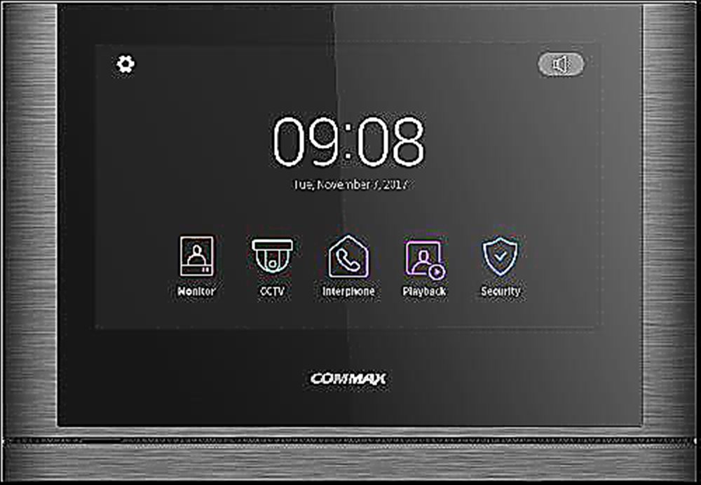 CDV-1024MA Темное серебро Black Smog/VZ - AHD видеодомофон с диагональю экрана 10 дюймов, подключение к подъездной системе координатного типа (производства Cyfral, Eltis, Vizit, Техком, Маршал, Метаком) и до 3-х вызывных панелей.