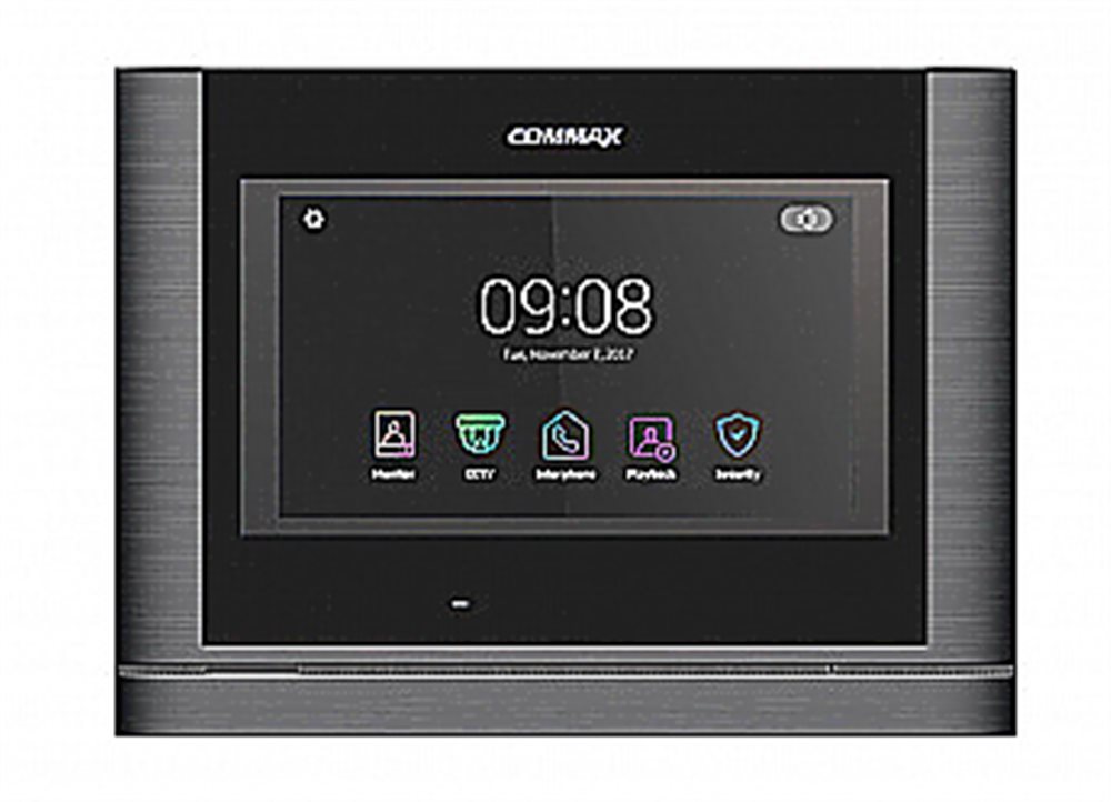 CDV-704MF Темное серебро Black Smog/VZ - AHD видеодомофон с диагональю экрана 7 дюймов, подключение к подъездной системе координатного типа (производства Cyfral, Eltis, Vizit, Техком, Маршал, Метаком) и до 3-х вызывных панелей.