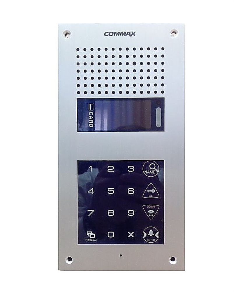 CMP-CTS/RF - видеопереговорное устройство с цветной в/камерой, кодовой цифровой панелью,связь с охраной или с квартирой, программирование системы,управление замком, встроенный контроллер PROXI карт