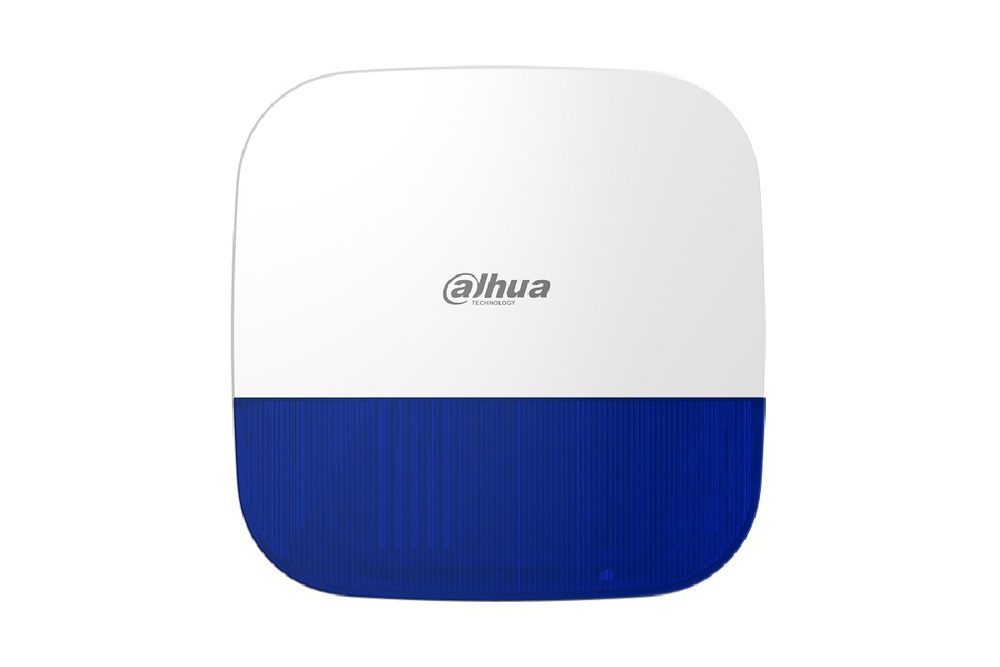 DHI-ARA13-W2(868) blue - Беспроводной уличный светозвуковой оповещатель