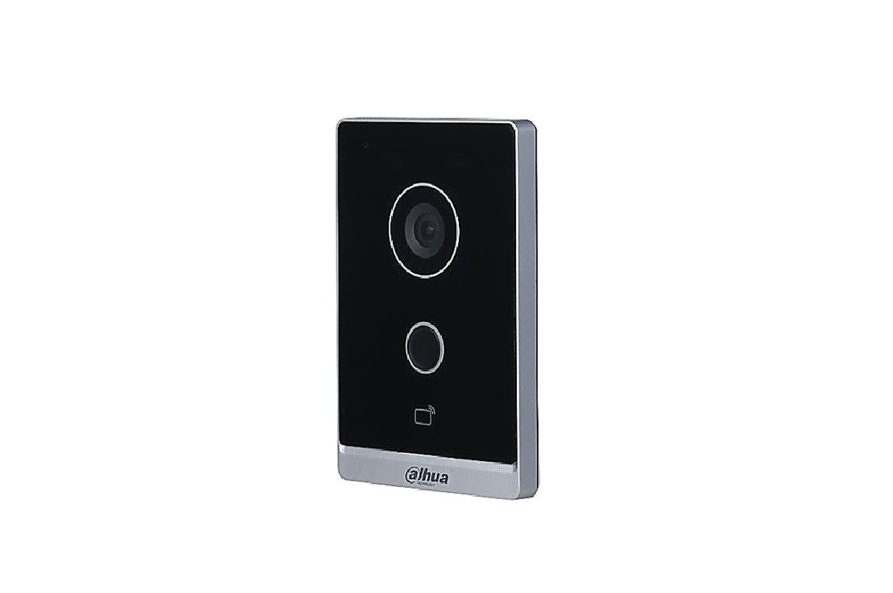 DHI-VTO2211G-P - Вызывная панель одноабонентская с разрешением 2MP, встроенный считыватель карт Mifare, IP65, -30°C to + 60°C, PoE, работа с приложением DMSS