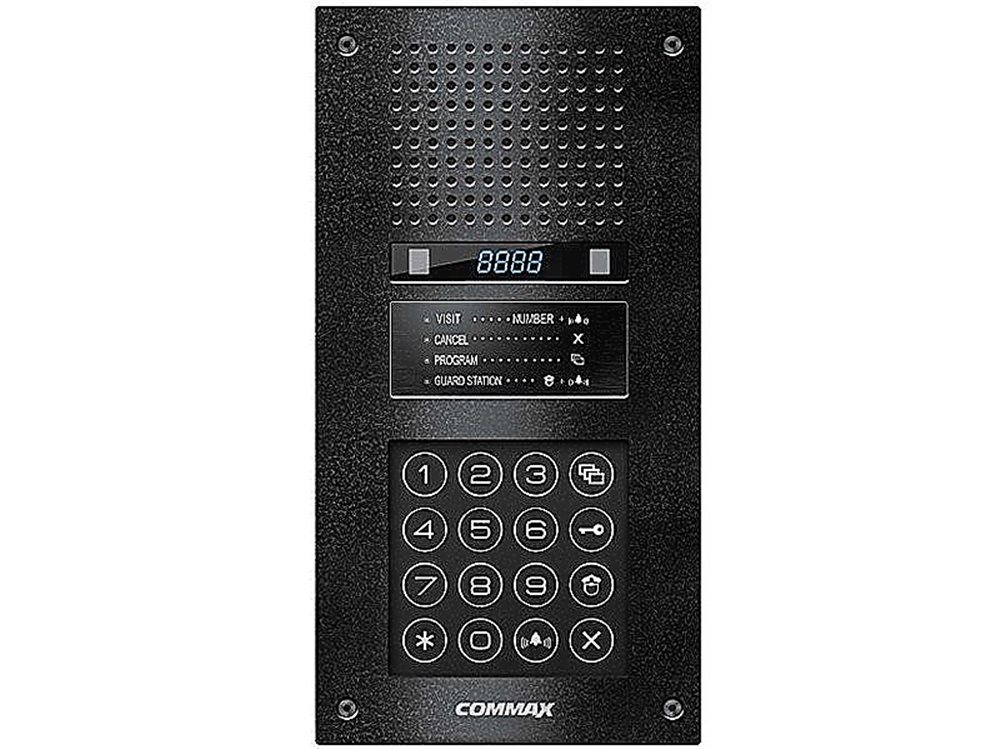 DRC-900LC/RF - Антивандальное видеопереговорное устройство с  цветной в/камерой, кодовой цифровой панелью, связь с охраной или с квартирой, программирование системы, встроенный контроллер PROXI карт ,управление замком.