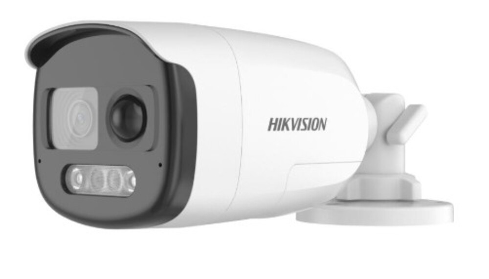 DS-2CE12DF3T-PIRXOS (3,6mm) - 2Мп уличная компактная цилиндрическая HD-TVI камера с LED подсветкой до 40м и встроенным микрофоном (AoC)