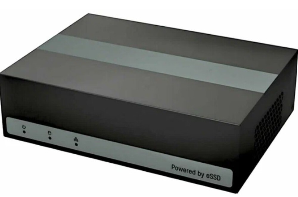 DS-H204EQA(B) - 4-х канальный гибридный HD-TVI регистратор встроенным eSSD накопителем и технологией AoC (аудио по коаксиальному кабелю) для аналоговых, HD-TVI, AHD и CVI камер + 1 IP-канал.
