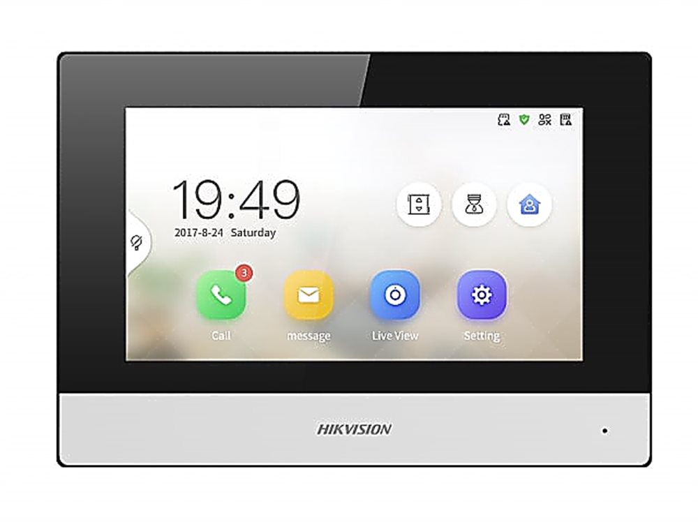 DS-KH6320-TDE1 - 7“ гибридный сенсорный IP видеодомофон Hikvision