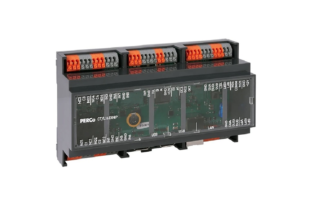 PERCo-CT/L16DINP - Универсальный контроллер амка/турникета/шлагбаума