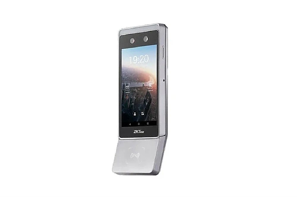 ZKTeco Horus E1-RFID EM - Беспроводный терминал с функцией распознавания лиц. Память: лиц 6 000, карт 10 000. 5" IPS дисплей. Wi-Fi, Bluetooth, 4G, USB, GPS. Считыватель карт EM-Marin. ПО BioTA