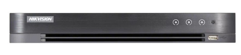 iDS-7208HQHI-M1/XT - 8-х канальный гибридный HD-TVI регистратор Acusense для аналоговых, HD-TVI, AHD и CVI камер + 2 канал IP@6Мп