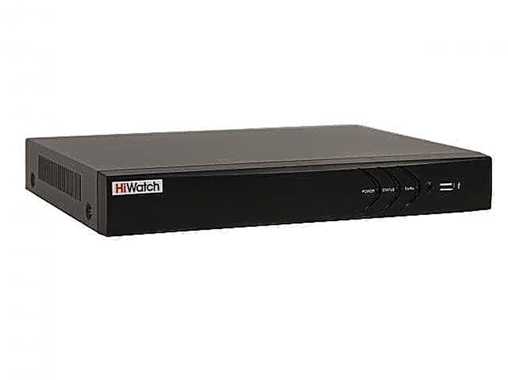 DS-H308QA(C) - 8-ми канальный гибридный HD-TVI регистратор HiWatch c технологией AoC (аудио по коаксиальному кабелю) для  аналоговых, HD-TVI, AHD и CVI камер + 2 IP-канала (до 12 с замещением аналоговых в Enhanced IP mode)