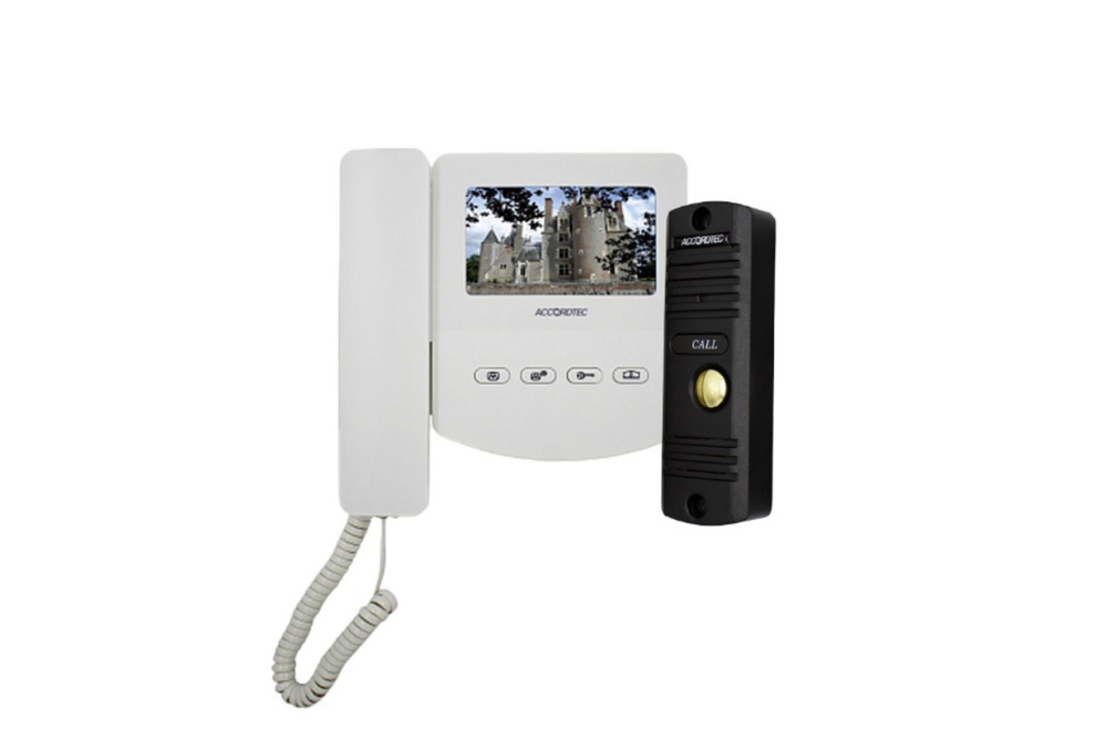 Комплект домофонии AT-home4 WH-BL