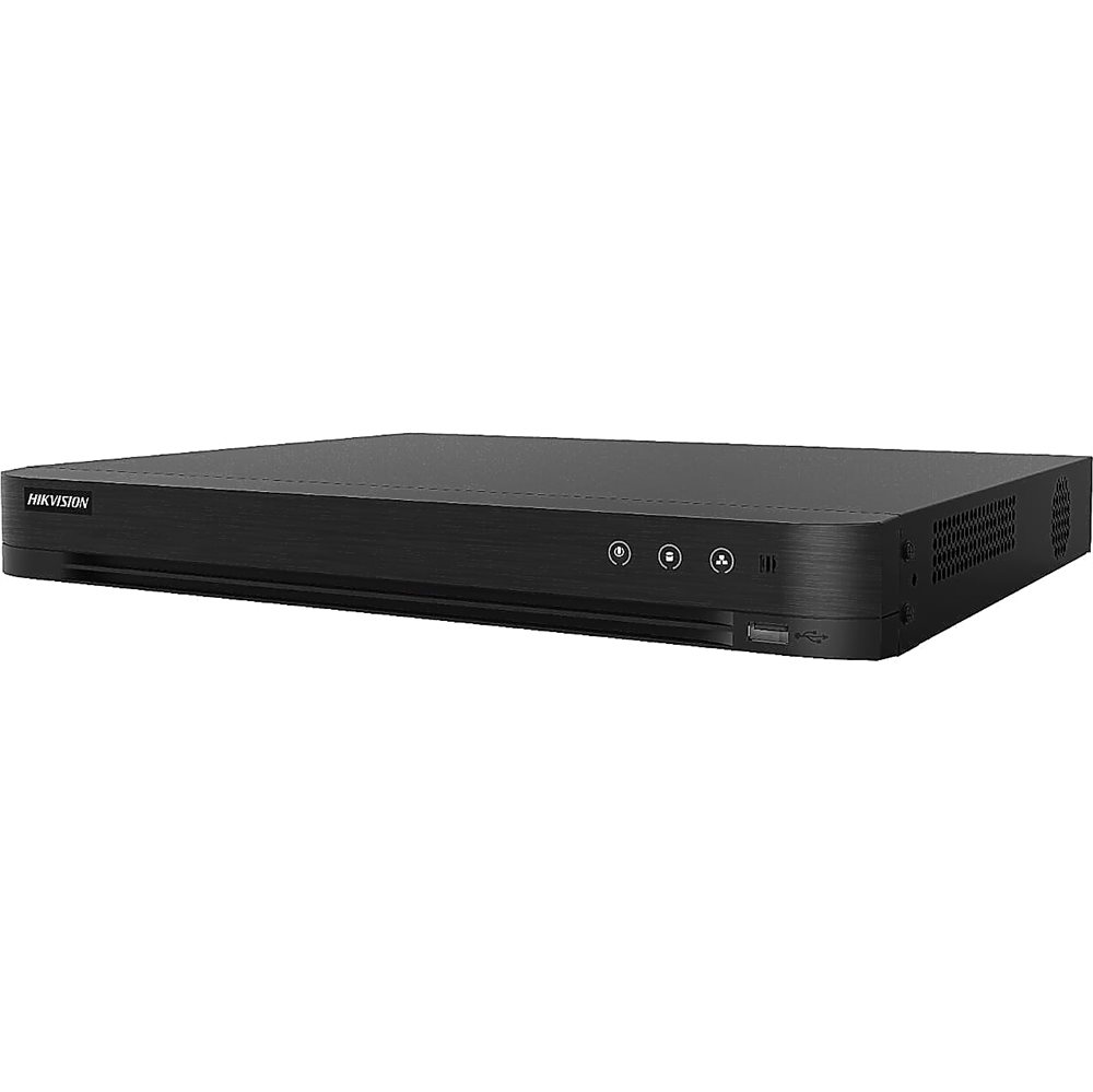 iDS-7208HTHI-M2/S(C) - 8-х канальный гибридный HD-TVI регистратор Acusense для аналоговых, HD-TVI, AHD и CVI камер + 8 канал IP@8Мп (до 16 каналов с полным замещением аналоговых каналов)