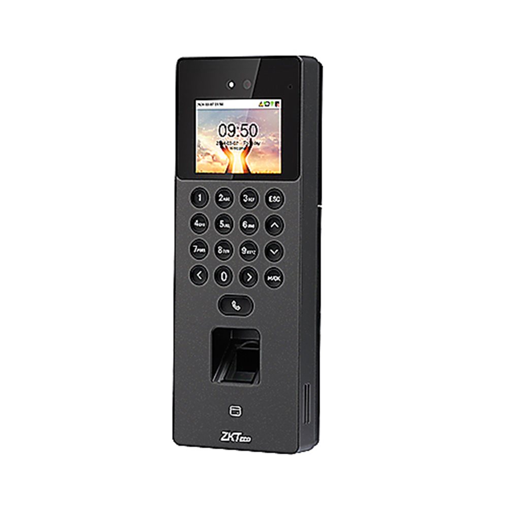 ZKTeco SenseFace 2A - Биометрический терминал с функцией распознавания лиц.  Память: лиц 1500, отпечатков 3 000, карт 3000, событий 150 000. 2,4" IPS дисплей. TCP/IP, USB. ОС Linux. Считыватель карт EM и отпечатков пальцев