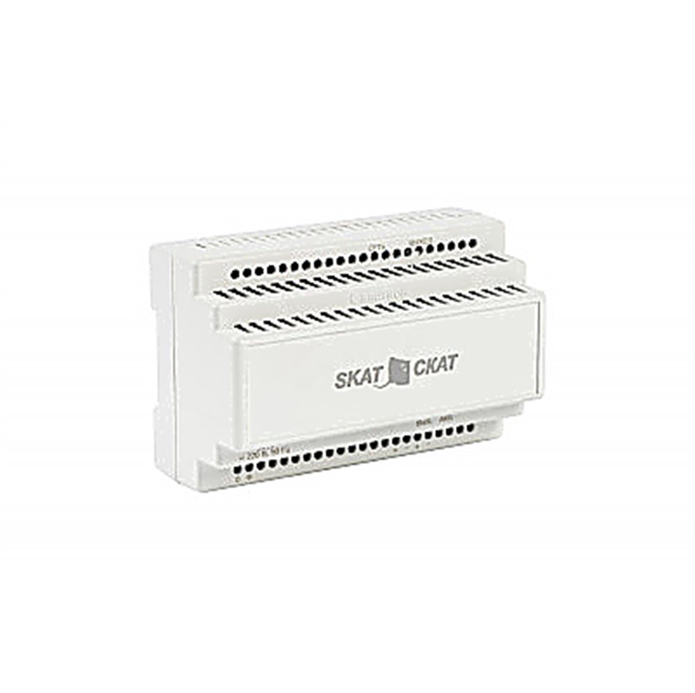 599 SKAT-24-3.0-DIN источник питания 24В 3А пластиковый корпус под DIN рейку 35 мм