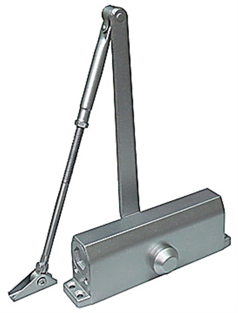 ST-DC001-SL - Доводчик двери c тягой EN 2, 30 - 45 кг, 850 мм, 2-х скор., SL - алюм