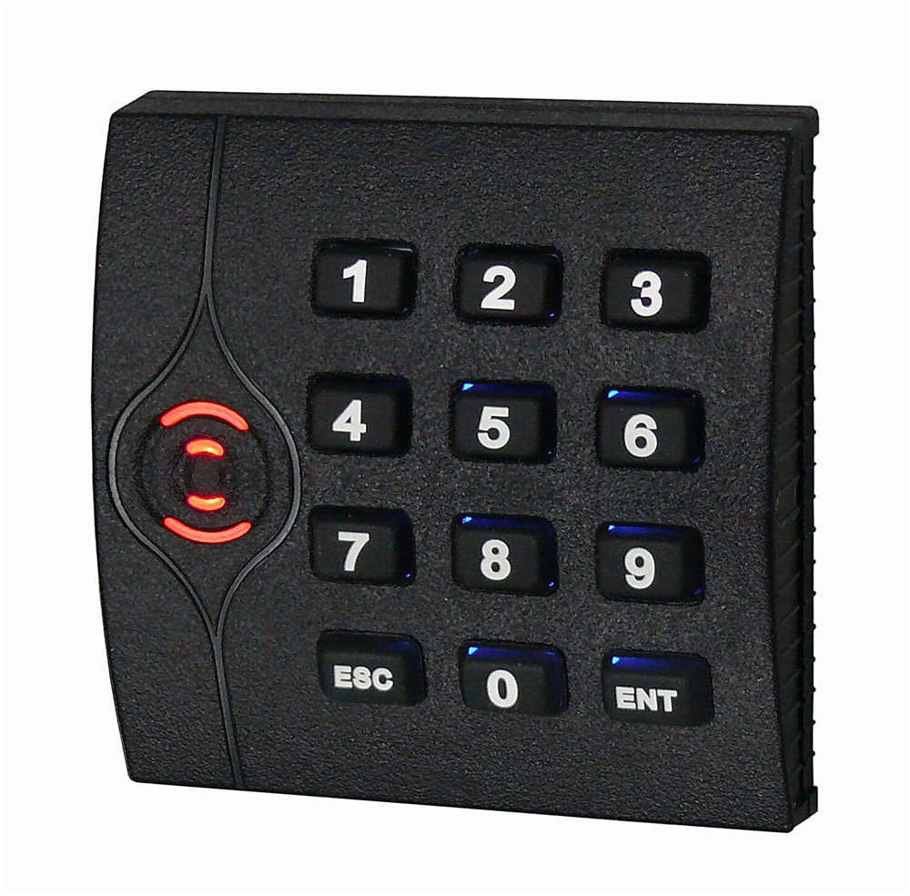 ST-PR170MK - Считыватель Mifare Smartec с клавиатурой, чтение серийного номера, интерфейс Wiegand, до 10 см, -30°+60°С, 8.6х8.6х2.2 см, 5-16 В DC, 70 мA