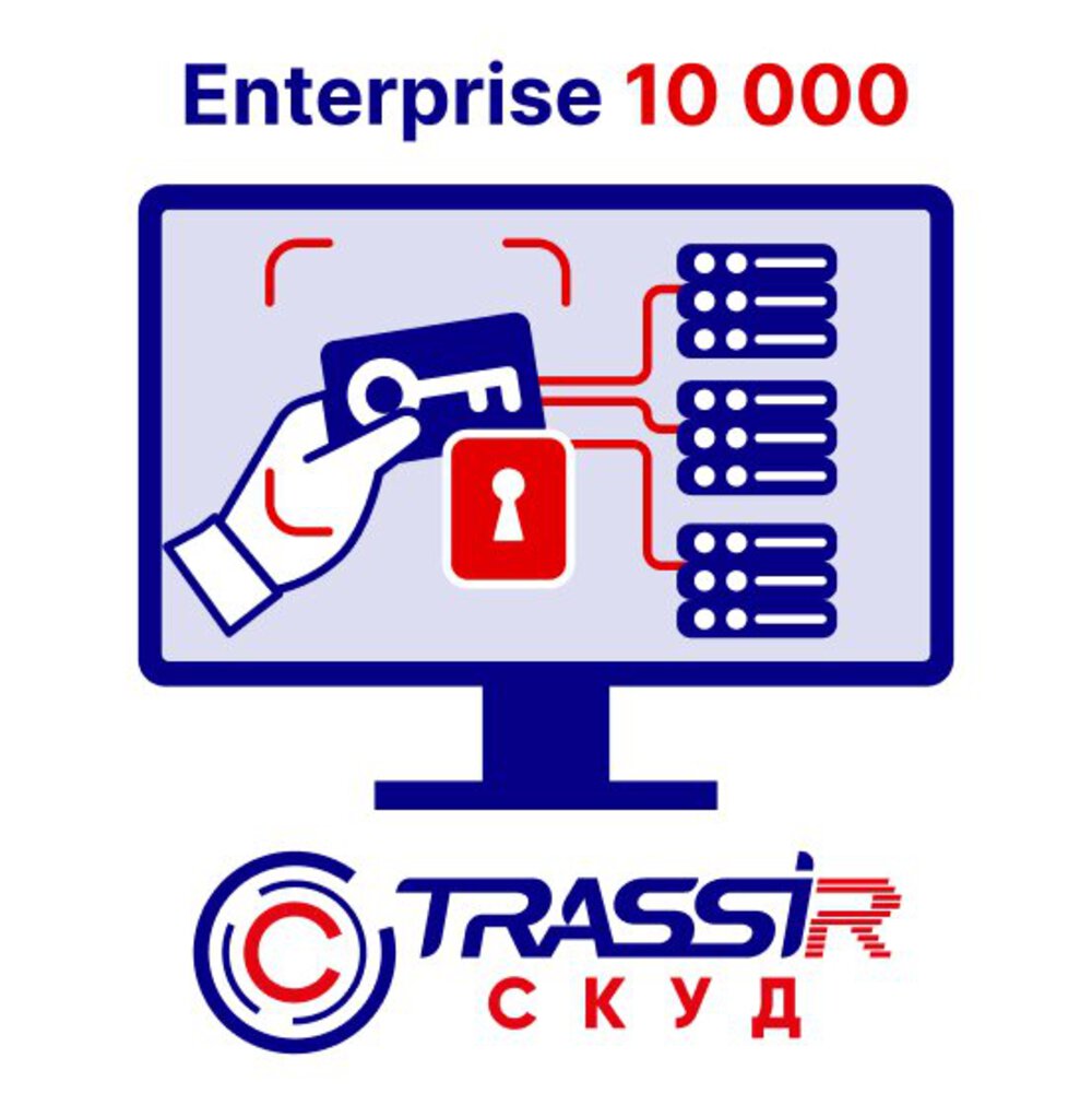 TRASSIR СКУД ENTERPRISE 10000 Персон