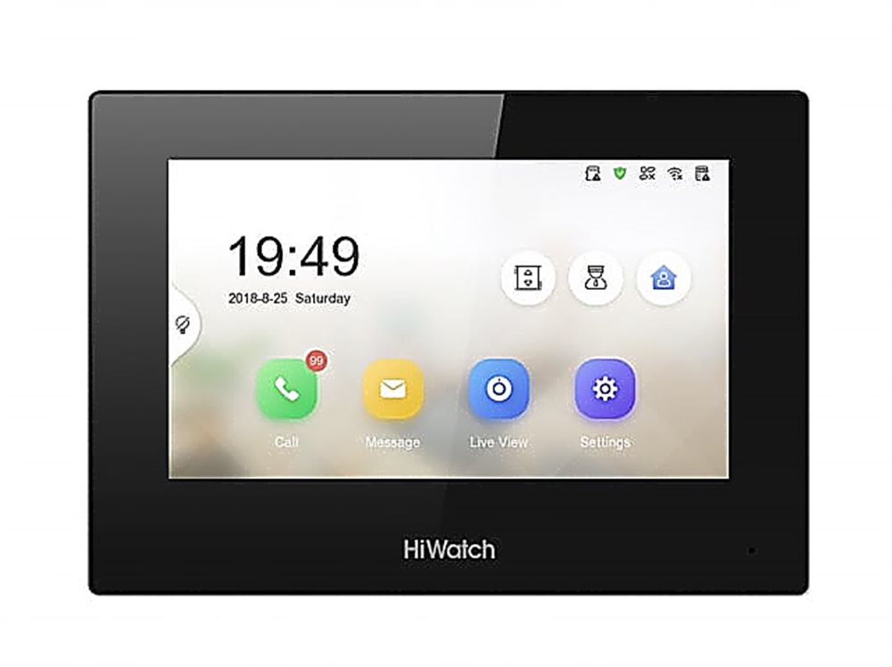 VDP-H3212WB - 7“ гибридный IP видеодомофон с Wi-Fi HiWatch
