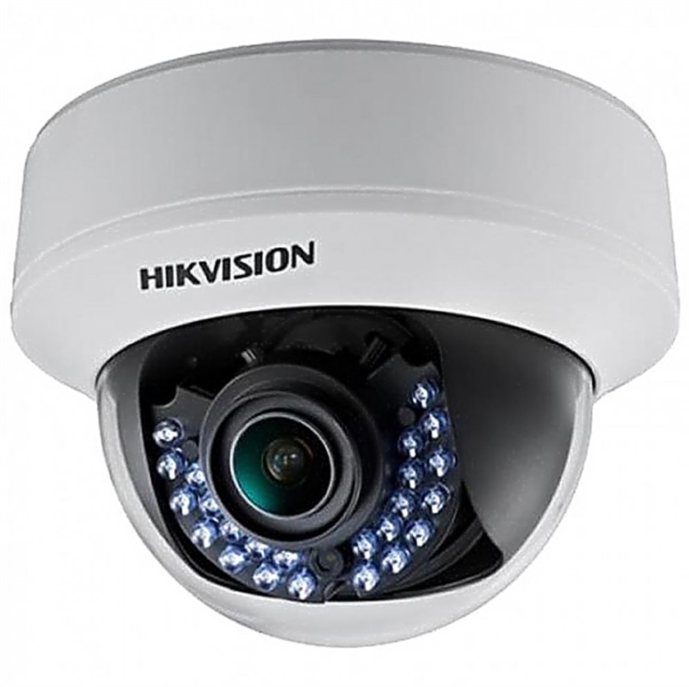 DS-2CE56D0T-VFIRF(2.8-12mm) - 2Мп внутренняя купольная HD-TVI камера с ИК-подсветкой до 30м