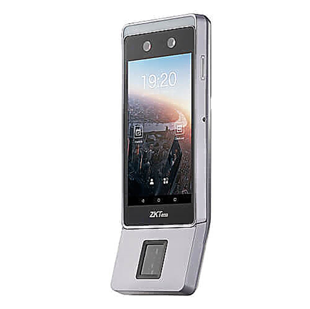 ZKTeco Horus E1 [FP] [MF] - Беспроводный терминал с функцией распознавания лиц. Память: лиц 6 000, отпечатков 6 000, карт 10 000. 5" IPS дисплей. Wi-Fi, Bluetooth, 4G, USB, GPS. Считыватель карт Mifare и отпечатков пальцев. ПО BioTA7,ZKBiosecurity